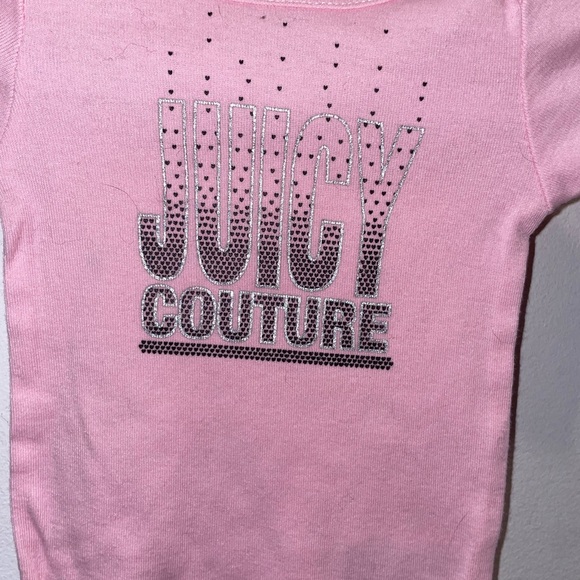 5/$15 Juicy Couture Pink Baby Onesie - Picture 2 of 4